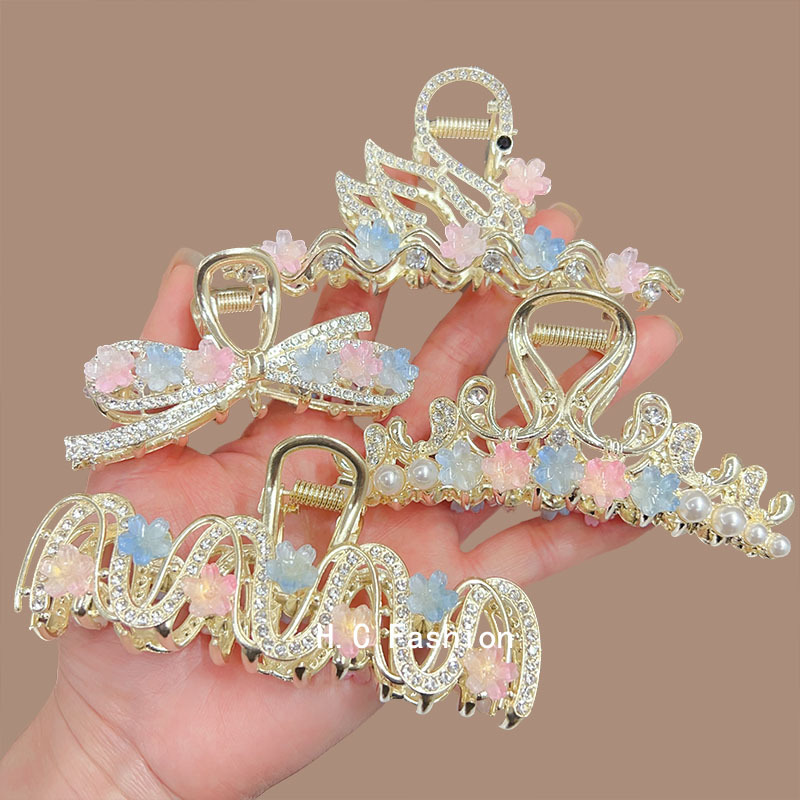 MYPINK 💕กิ๊บติดผม ดอกไม้ สีหวาน ติดผมหน้าม้า แฟชั่นกิ๊บ ติดผม