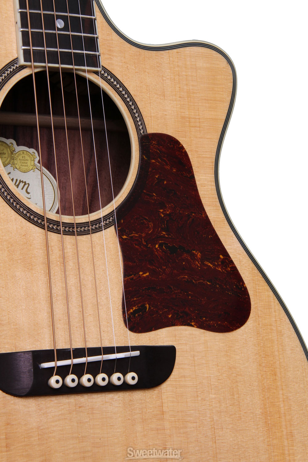 Washburn WSD5240SCEK Warren Haynes Grand Auditorium Acoustic-Electric with Cutaway - Natural