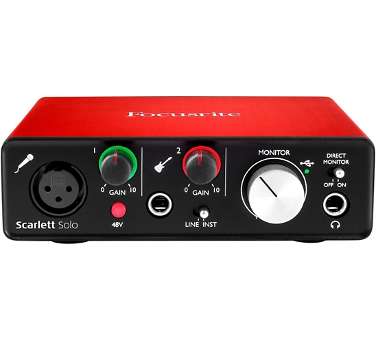 Focusrite Scarlett Solo (2nd Gen) USB Audio Interface