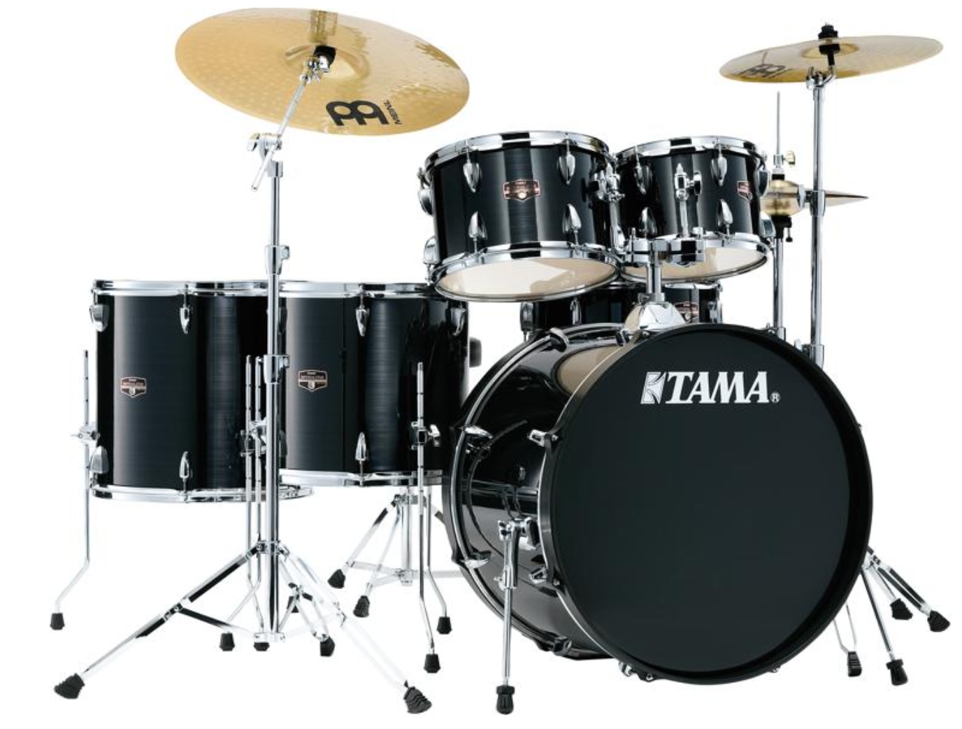 Tama Imperialstar IE62C 6-piece Complete Drum Set with Snare Drum and Meinl Cymbals