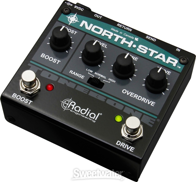 Radial Tonebone North Star Overdrive and 24dB Boost Pedal