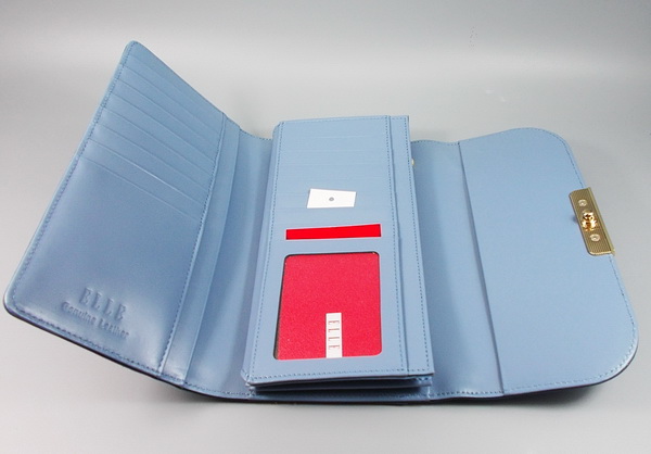 กระเป๋าสตางค์ ELLE กรม-ฟ้า ใหม่ แท้