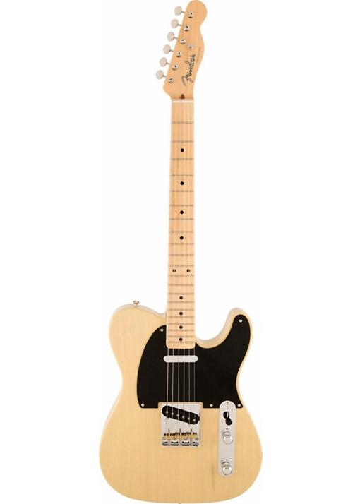 Fender Limited Edition Vintage 52 Korina Telecaster Electric Guitar Blackguard Blonde