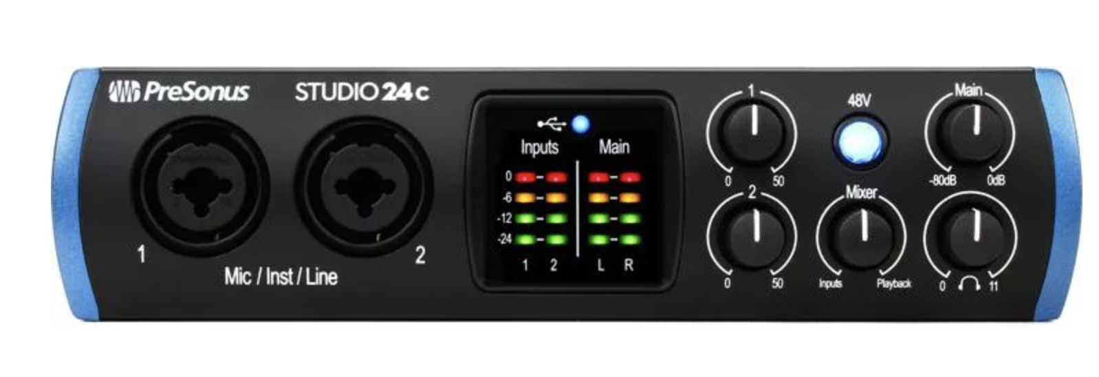 PreSonus Studio 24c USB-C Audio Interface