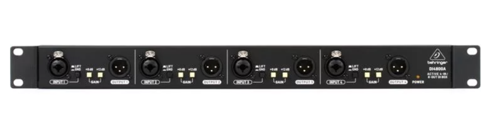 Behringer DI4800A Professional 4 Channel Active DI-Box