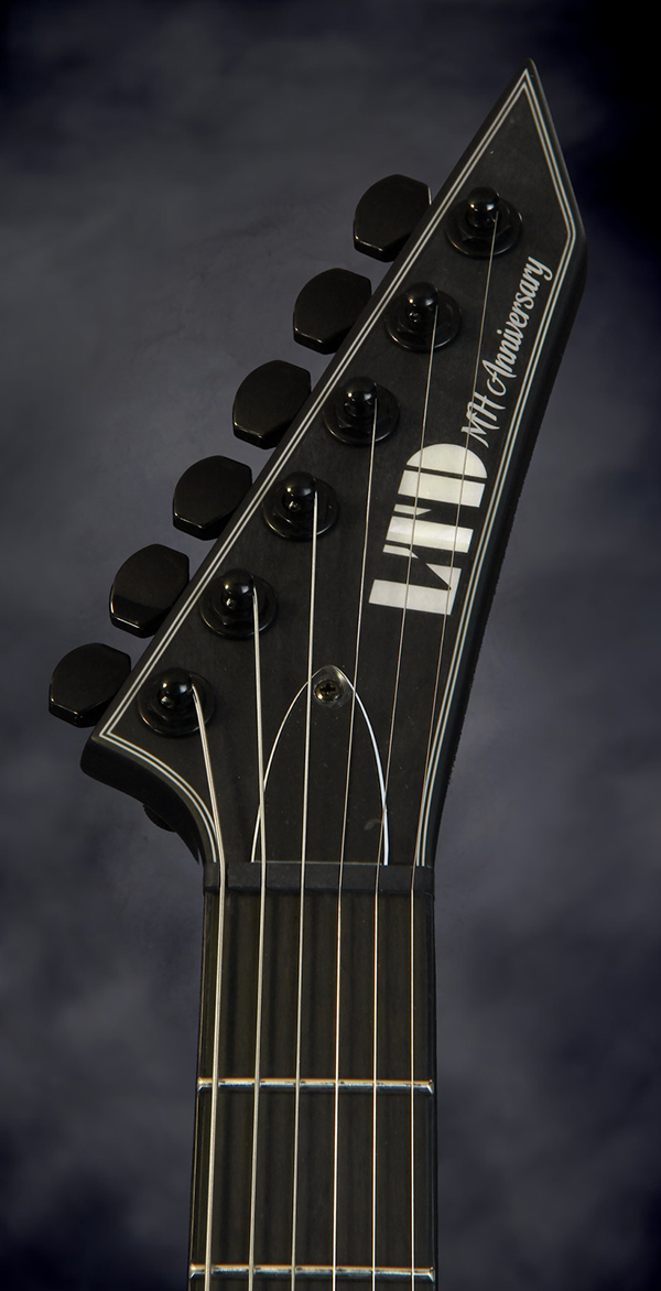 ESP LTD MH 40th Anniversary Limited Edition Electric Guitar See-Thru Black Satin