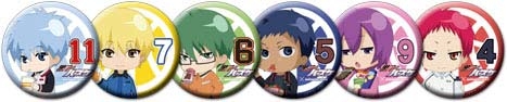 เข็มกลัดสแตนเลส Kuroko Basketball x animate cafe (1อัน,แท้)[คิเสะ]