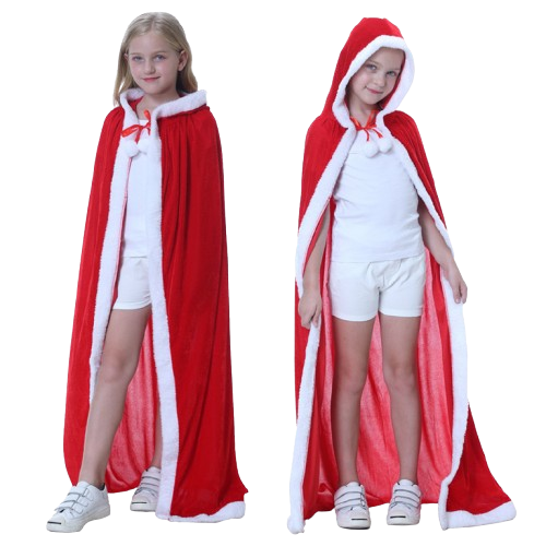 ผ้าคลุมคริสมาสสีแดง สำหรับใส่คลุมชุดคริสมาส เพื่อเพิ่มความสวยงาม Size 100, 120, 150