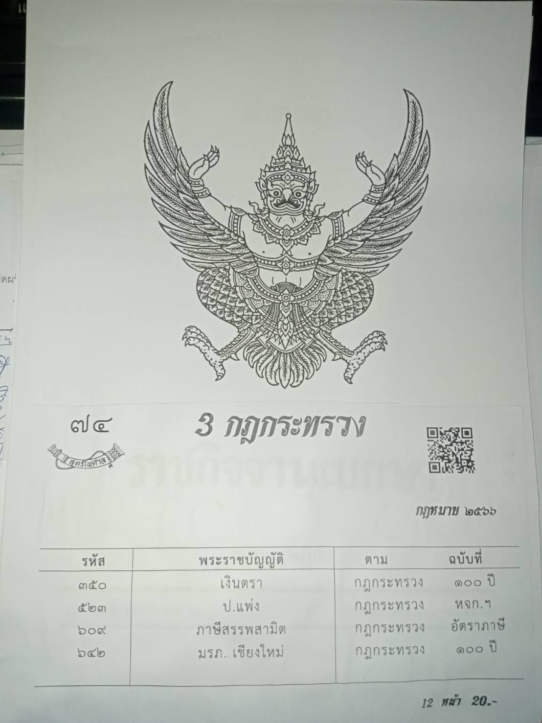 กฎหมายใหม่ปี 2566 ตอนที่ 74 3 กฎกระทรวง