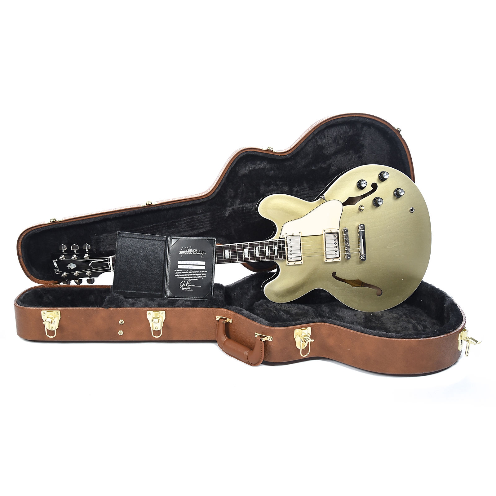 Gibson Memphis ES-335 Metallic Top Baroque Gold Metallic Limited Edition