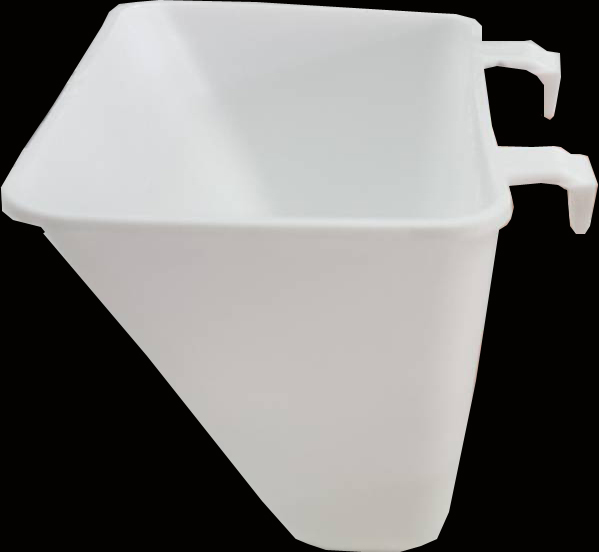 กระถางต้นไม้สวนแนวตั้ง ขนาดเล็ก สีขาว