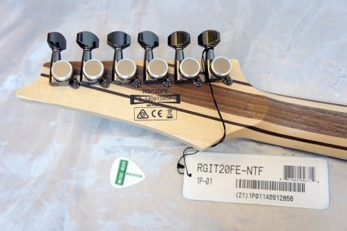 Ibanez Iron label RG Series RGIT20FE Electric Guitar Natural Flat