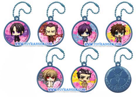 Hakuouki SSL Metal Charm (6 อัน,แท้)