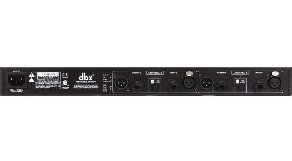 dbx AFS-224 Stereo/Dual Mono Feedback Suppression Processor