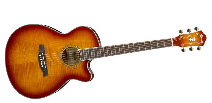 Ibanez AEG20II Flamed Sycamore Top Cutaway Acoustic-Electric Guitar