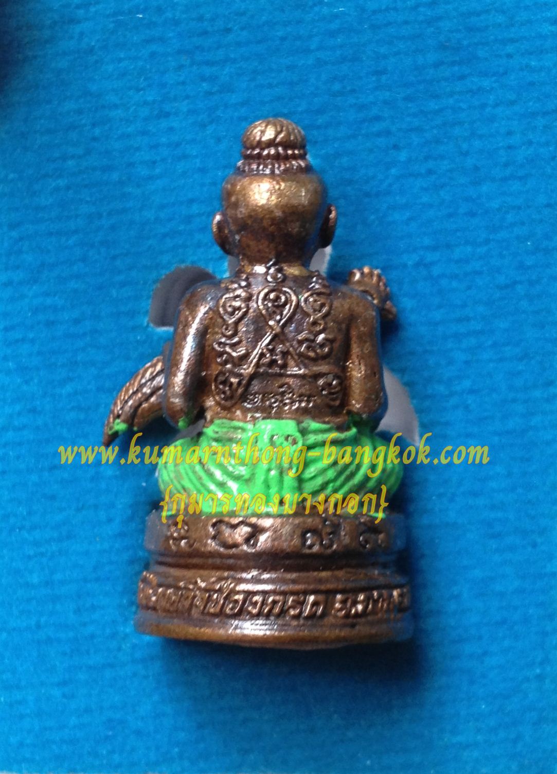 กุมารไกรทองอุ้มไก่ ขนาด 1 นิ้ว เนื้อชนวนโลหะอาถรรพ์ หลวงปู่แย้ม วัดสามง่าม จ.นครปฐม (รุ่นสร้างอุโบสถวัดเขาช่องกลิ้งช่องกรด) (โชว์)