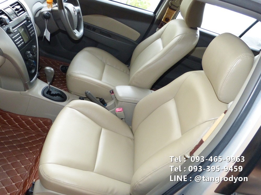 หุ้มเบาะรถยนต์ TOYOTA VIOS ปี2007-2012 หุ้มเบาะหนัง โตโยต้า วีออส แบบลอกหนังเดิม สเปคเข้ารูป100%