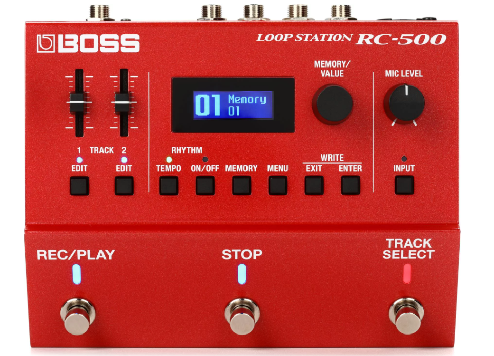 Boss RC-500 Loop Station Compact Phrase Recorder Pedal