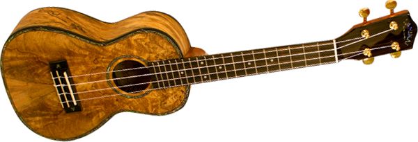 Lanikai SM-CE Limited Edition Spalted Mango Concert Acoustic-Electric Ukulele (Natural Gloss)