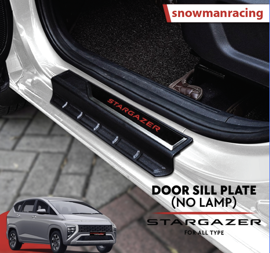 แผ่นกันรอย / สครับเพรตจำนวน 4 ชิ้น Stargazer ไม่มีหลอดไฟ