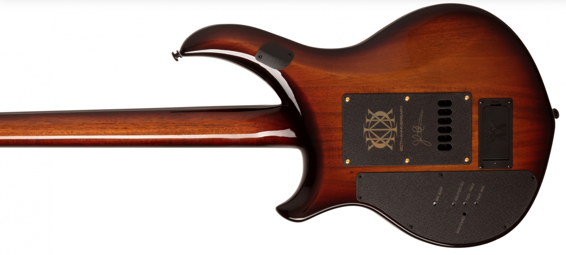 Ernie Ball Music Man John Petrucci Majesty 20th Anniversary Electric Guitar - Honey Butter Burst with Ebony Fingerboard