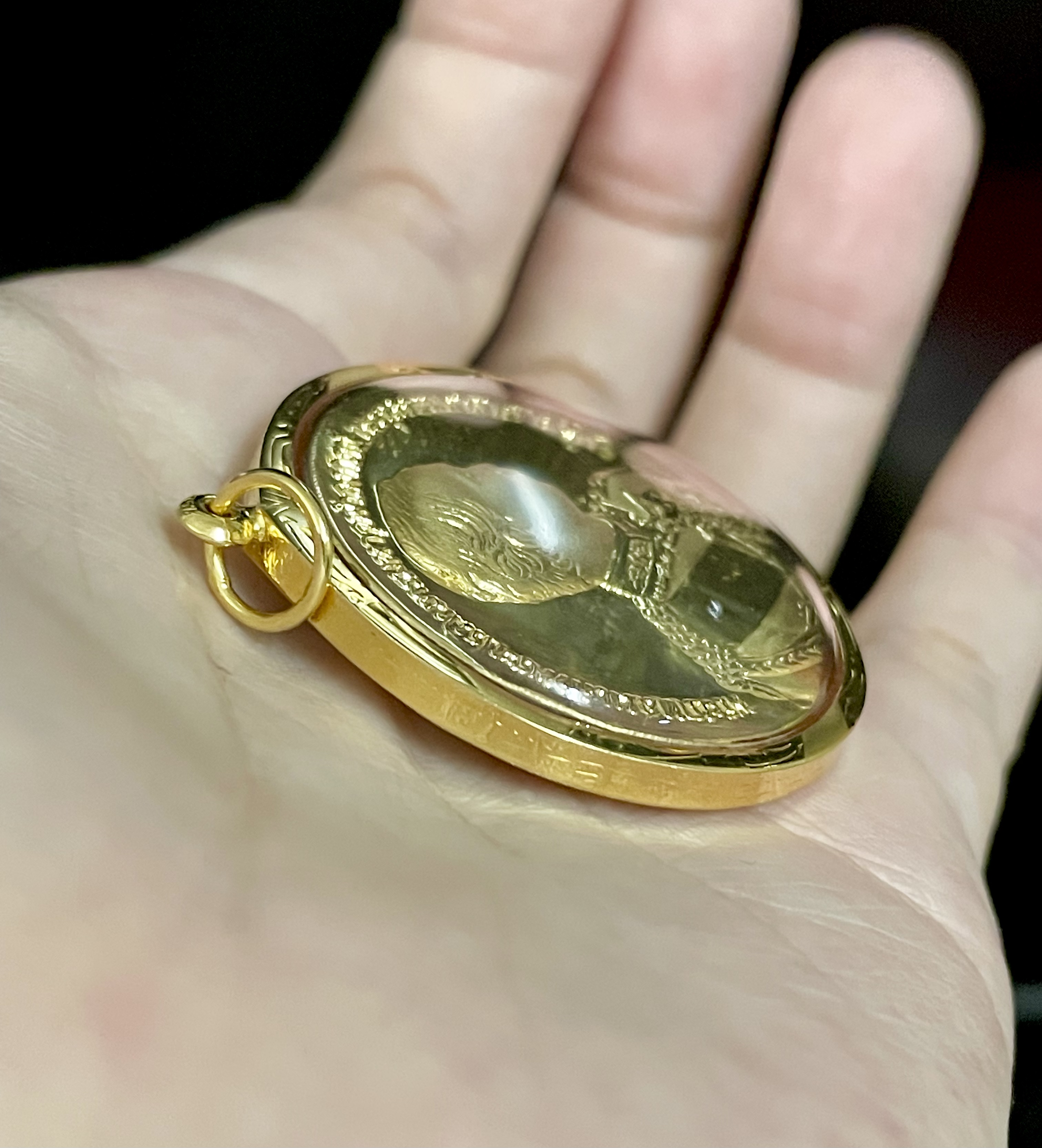 จี้ร.5 กรอบทองแท้