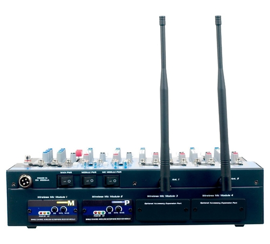 VocoPro WirelessMix-2 All-In-One Live Sound Karaoke Mixer