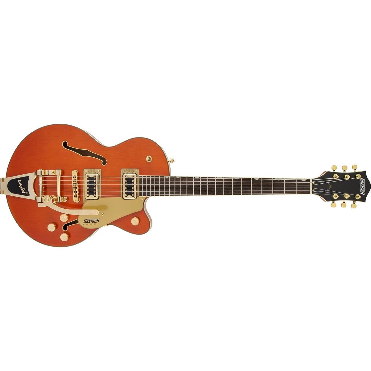 Gretsch G5655TG ELECTROMATIC CENTER BLOCK JR. SINGLE-CUT WITH BIGSBY , ORANGE STAIN