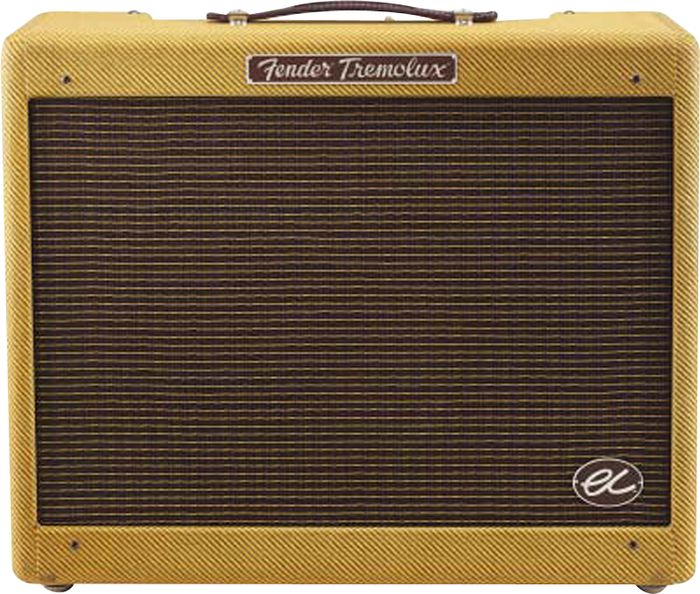Fender Eric Clapton Signature EC Tremolux 12W 1x12 Hand-Wired Tube Guitar Combo Amp Tweed