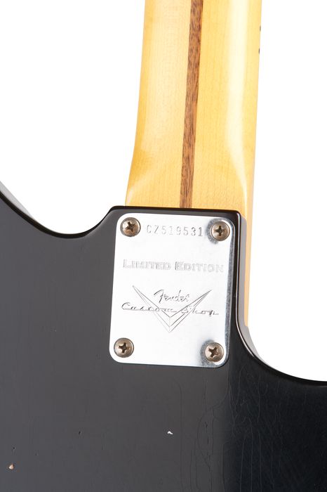 Fender Custom Shop Limited Edition La Cabronita "Boracha" Reverse Jazzmaster Electric Guitar Black