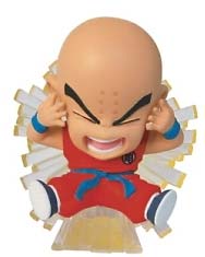 Kuririn -sun fist- : Dragonball Z Ultimate Technique Ver.01 Mini Big Head Figure (แท้)