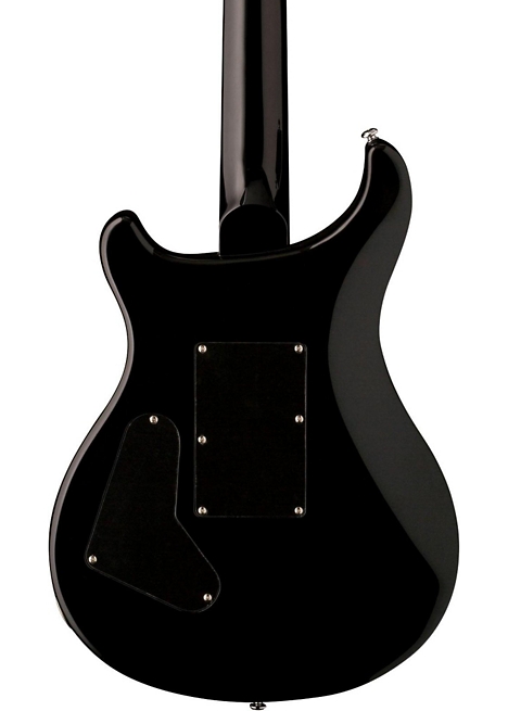 PRS 2017 SE Custom 24 Quilt Top, Floyd Rose Bridge, White Binding Electric Guitar - Gray Black