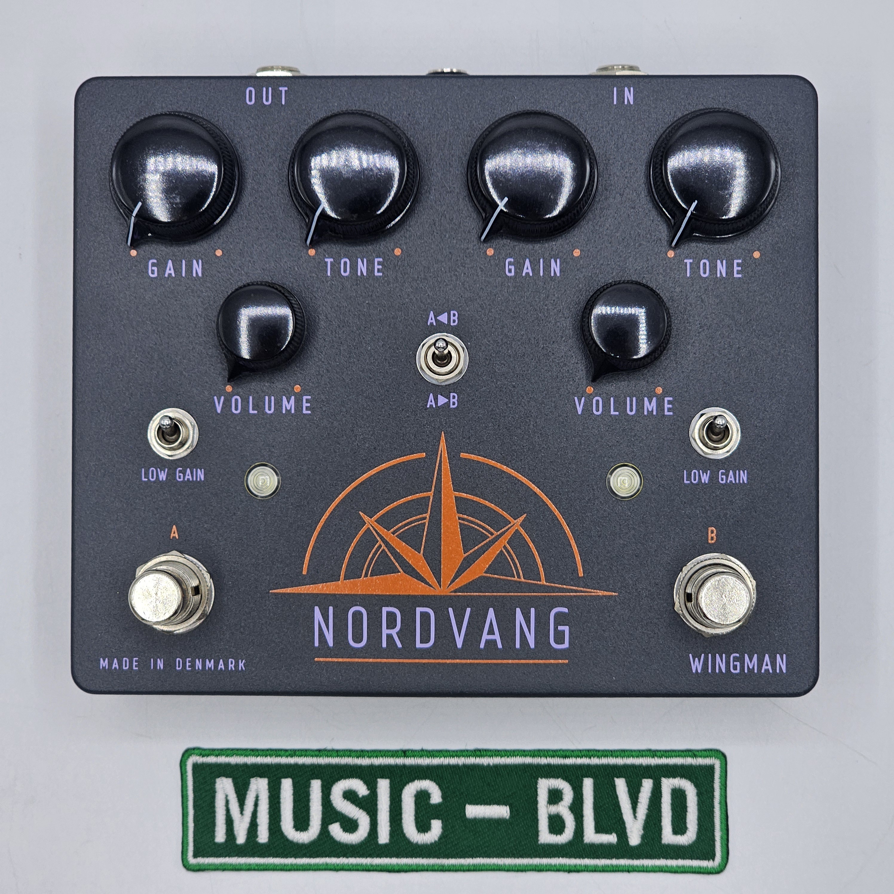 Nordvang Custom - Wingman Dual Overdrive Pedal v2.0