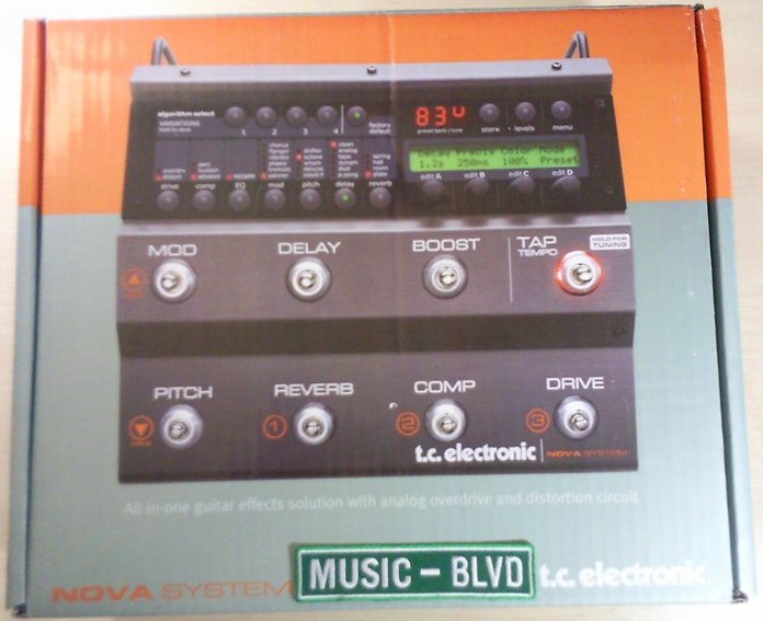 TC Electronic Nova System Guitar Multi Effects Pedal
