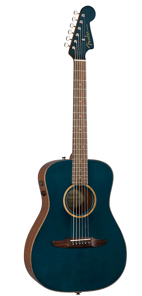 Fender California Malibu Classic Acoustic-Electric Guitar Cosmic Turquoise