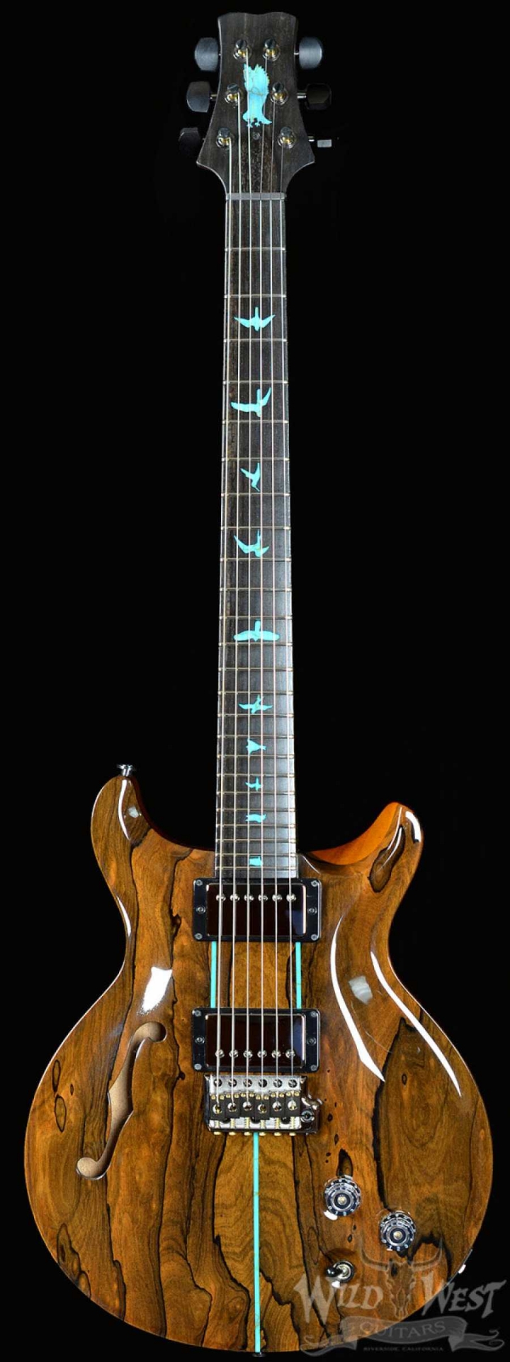 PRS Private Stock 6582 Santana II Semi-Hollow F-Hole - Stain Natural