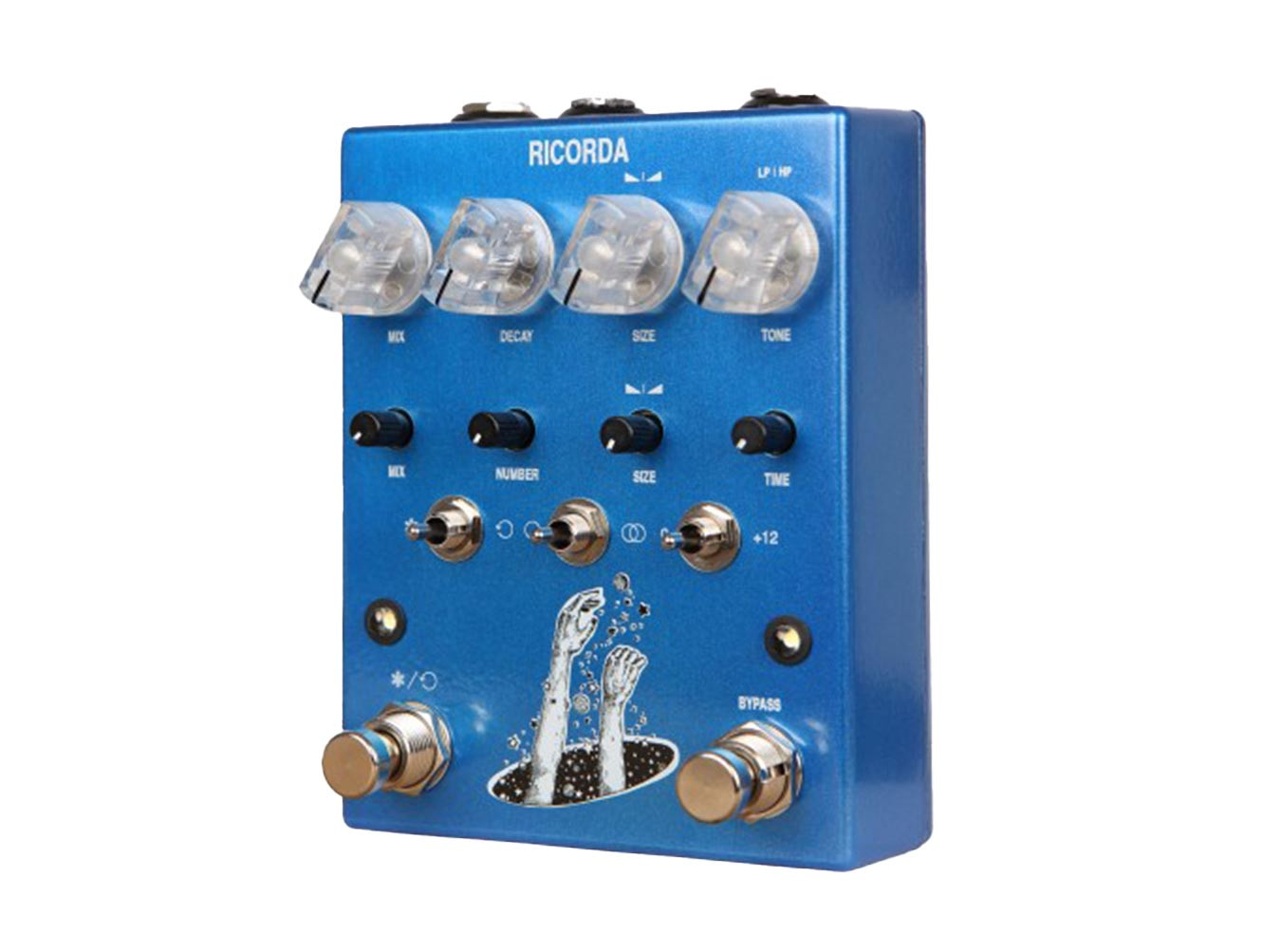 AC Noises Ricorda Stereo Granular Reverb Pedal