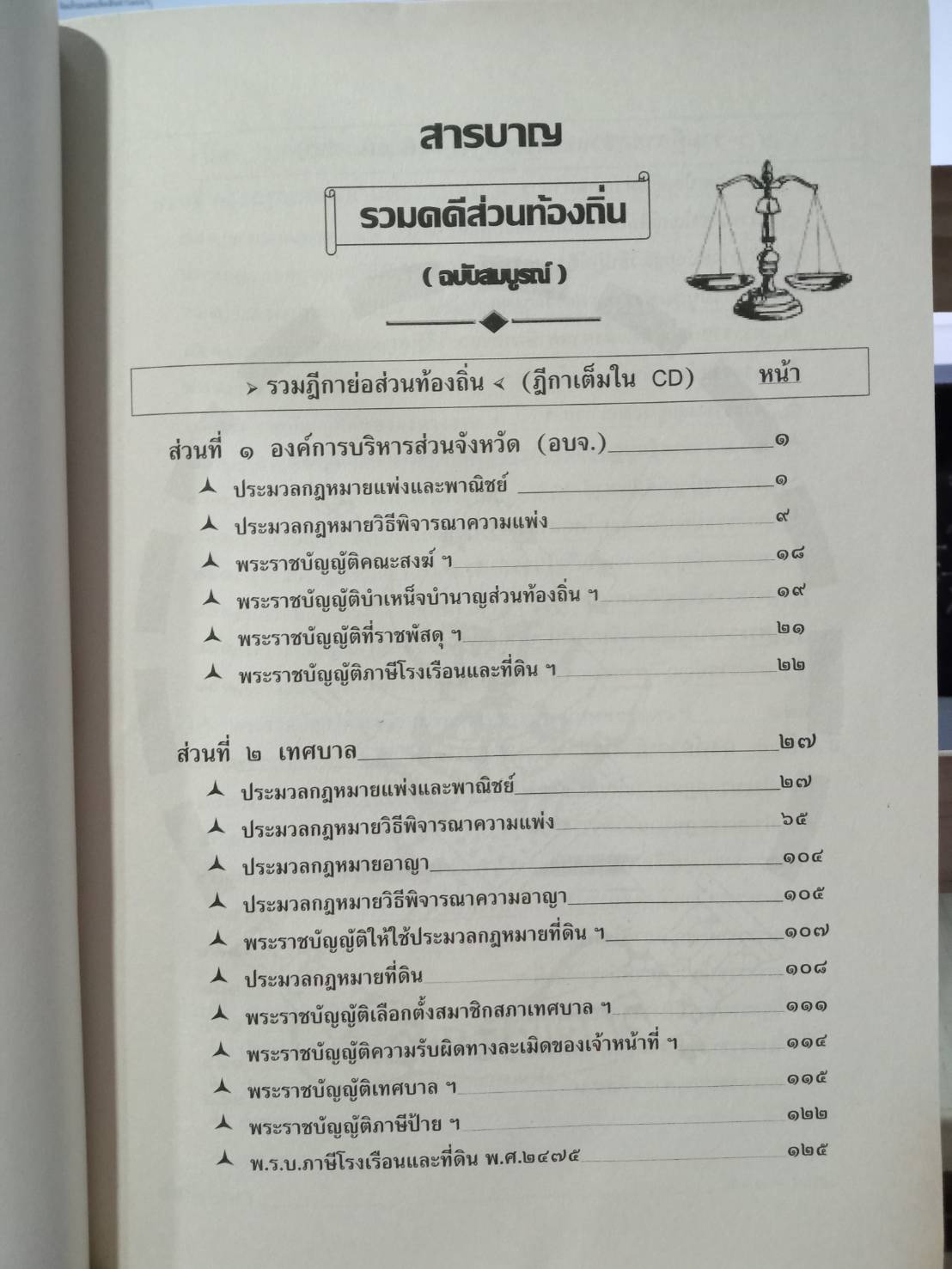 รวมคดีส่วนท้องถิ่น (พร้อม CD ฎีกาเต็ม)