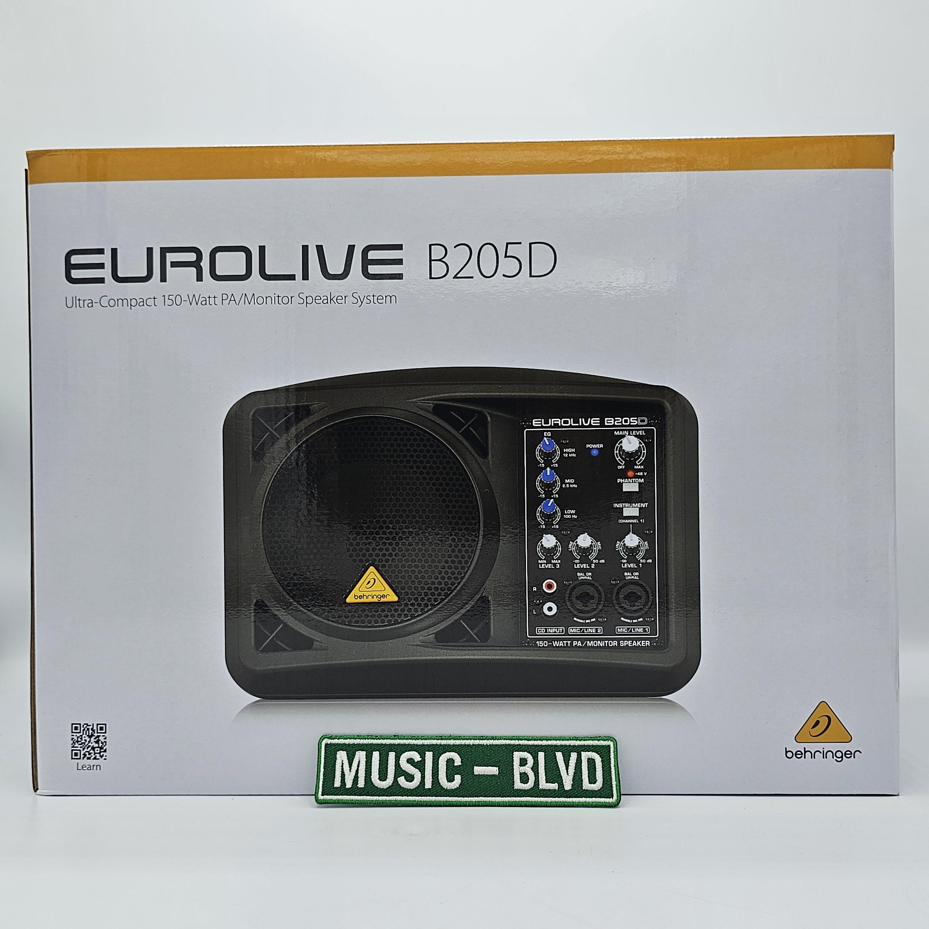 Behringer Eurolive B205D 150W 5.25 inch Powered Monitor Speaker