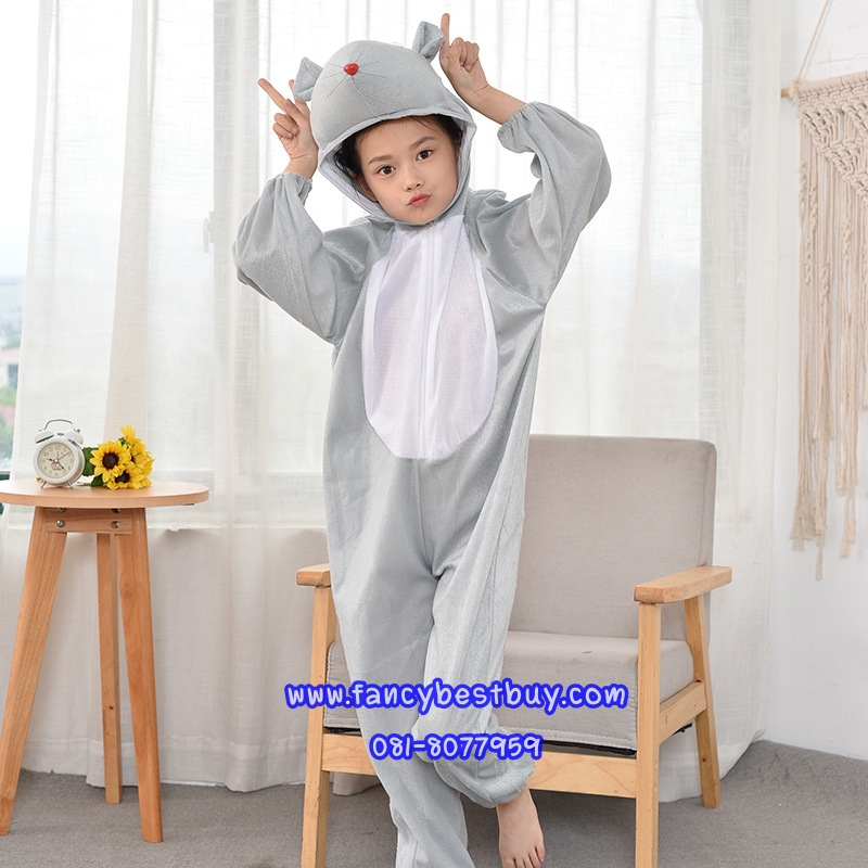 ชุดแฟนซีหนู ชุดแฟนซีสัตว์เด็กหรือชุดมาสคอต สำหรับการแสดง ใช้ได้ทั้งเด็กชายหญิง มี ขนาด M, L, XL, XXL