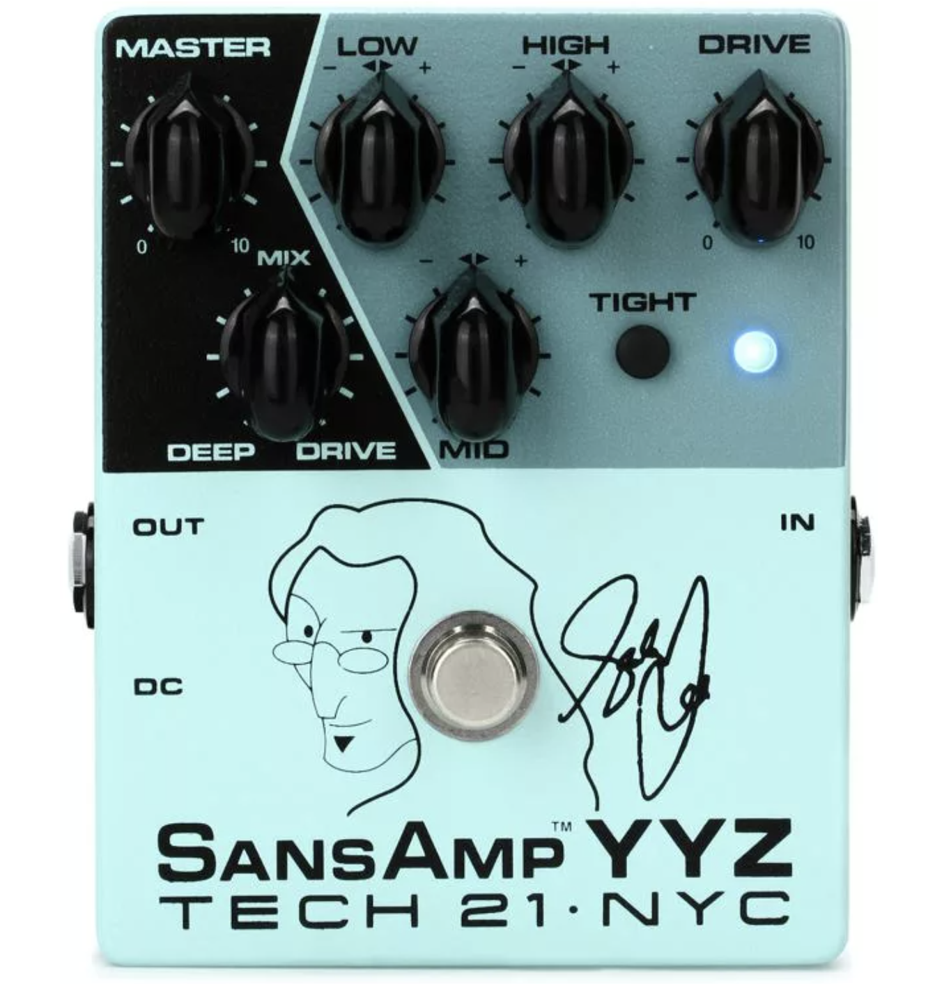 Tech 21 YYZ Geddy Lee Signature SansAmp YYZ Pedal