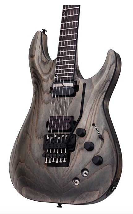 Schecter Guitar Research C-1 FR-S Apocalypse Solid Body Electric Guitar - Charcoal Gray