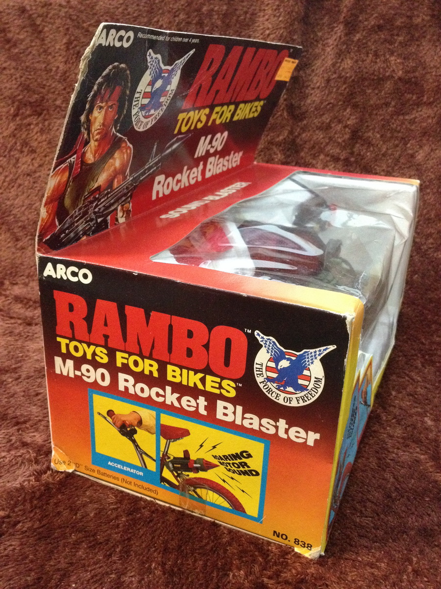 80s Arco Rambo Rocket Blaster Toys For Bike