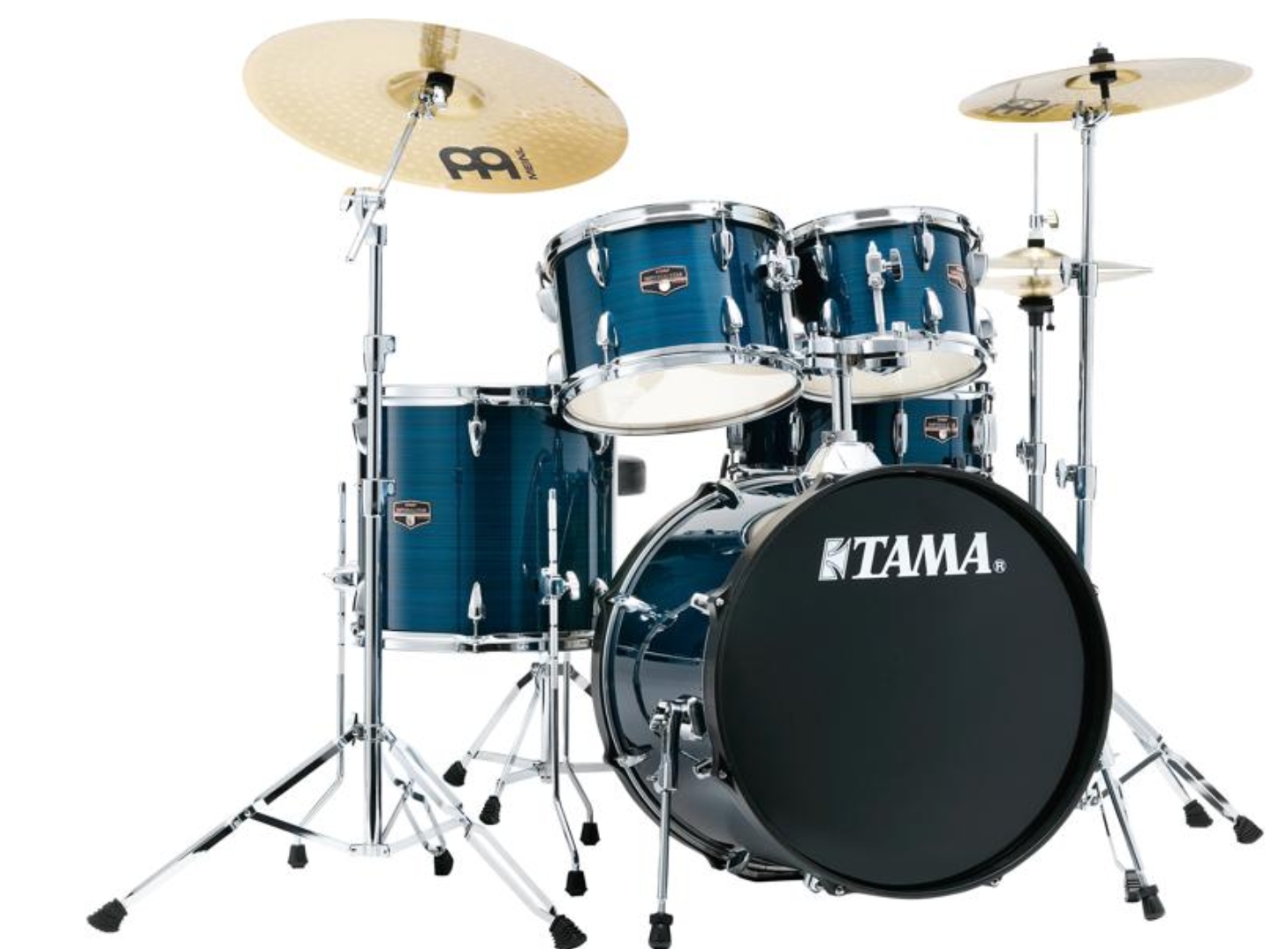 Tama Imperialstar IE50C 5-piece Complete Drum Set with Snare Drum and Meinl Cymbals
