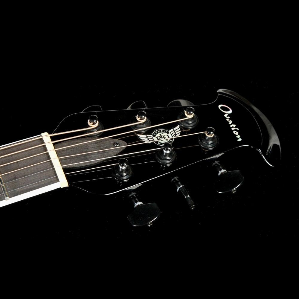 Ovation Dave Amato Viper Steel String Acoustic-Electric Guitar - Black