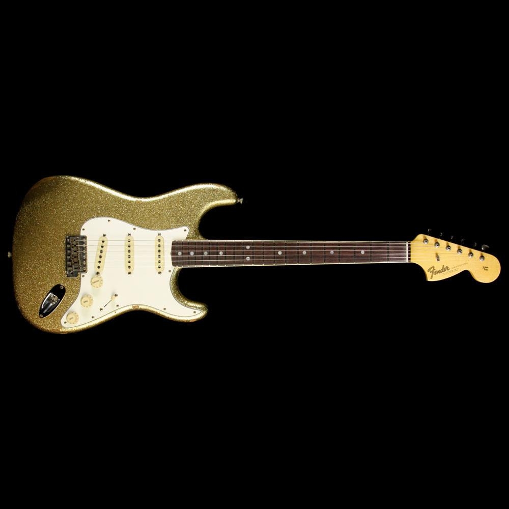 Fender Custom 1967 Stratocaster Reissue Relic Electric Guitar - Gold Sparkle