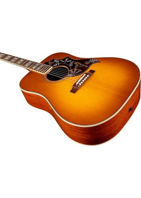 Gibson 2016 Hummingbird Square Shoulder Dreadnought Acoustic-Electric Guitar - Heritage Cherry