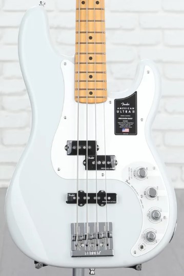 Fender American Ultra II Precision Bass - Avalanche, Maple Fingerboard