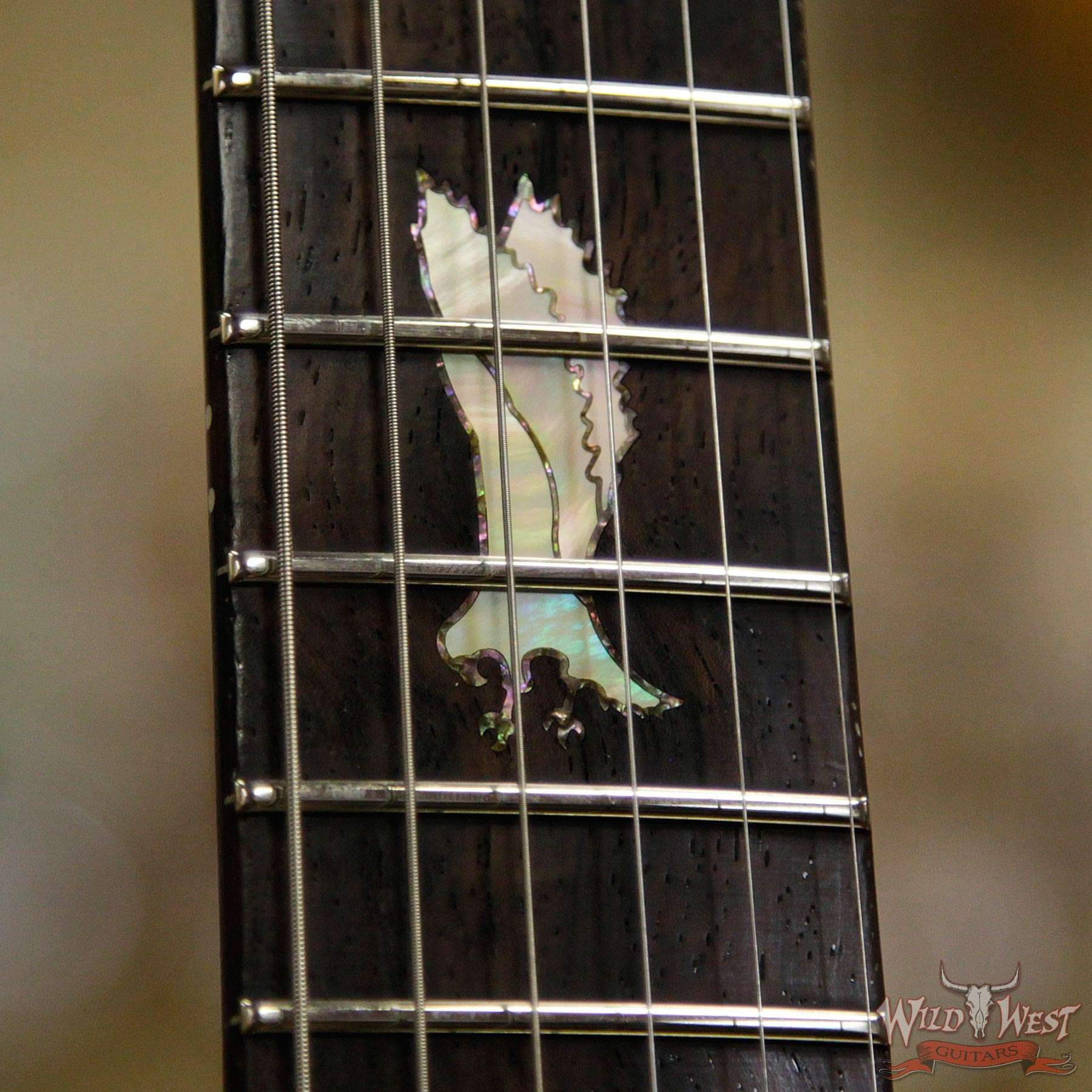 PRS Private Stock #8131 Custom 24 Piezo P24 Roasted Flame Maple Neck Brazilian Rosewood Board Bonnie Pink