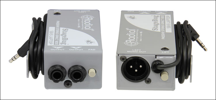 Radial StageBug SB-5 Sidewinder Laptop DI